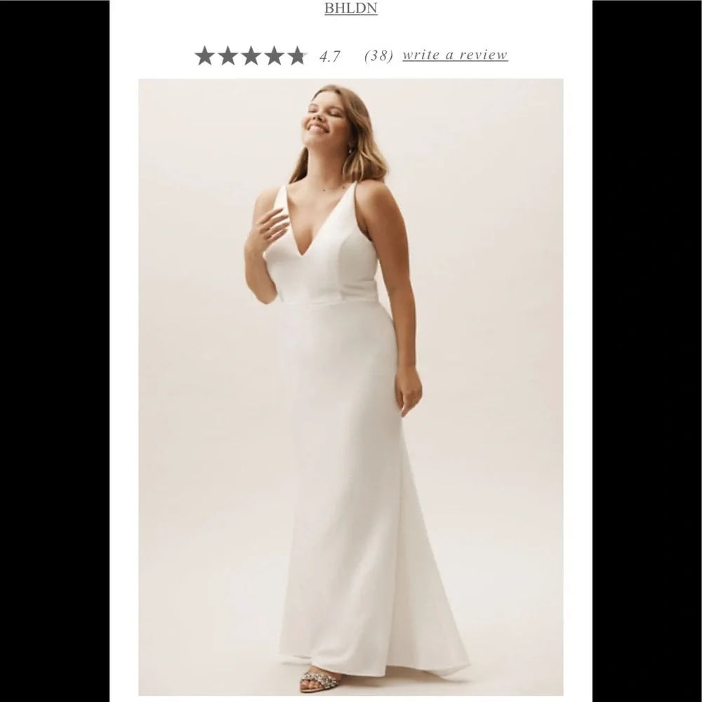 BHLDN Jones Wedding Dress 14 NWT